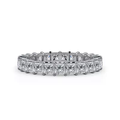 Princess Cut Lab Diamond Eternity Ring (2.0 ct. tw.)