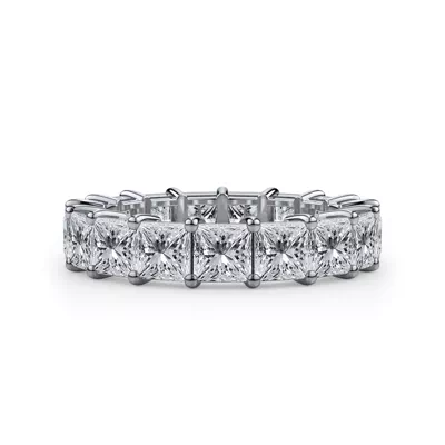 Princess Cut Lab Diamond Eternity Ring (4.0 ct. tw.)