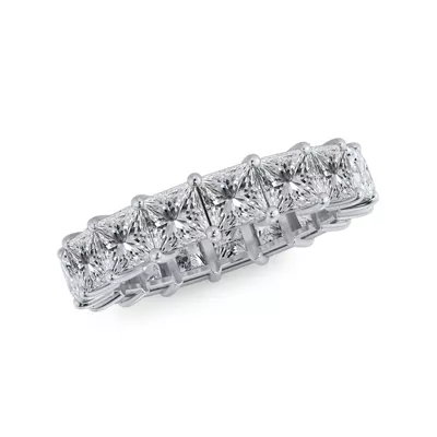 Princess Cut Lab Diamond Eternity Ring (4.0 ct. tw.)