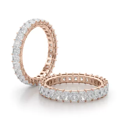 Radiant Cut Lab Diamond Eternity Ring (2.0 ct. tw.)