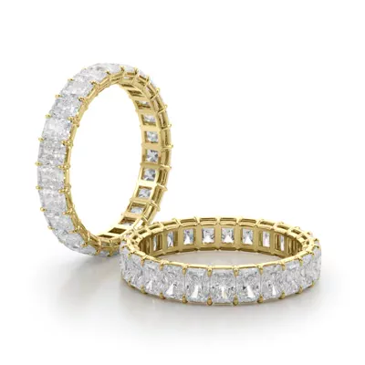 Radiant Cut Lab Diamond Eternity Ring (3.0 ct. tw.)