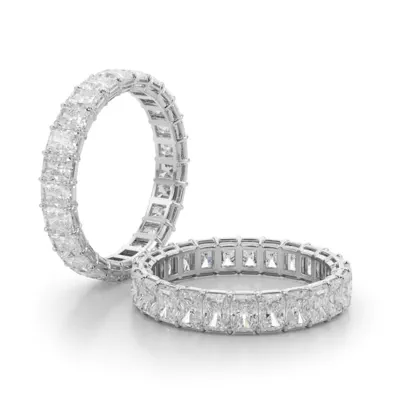 Radiant Cut Diamond Eternity Ring (3.0 ct. tw.)