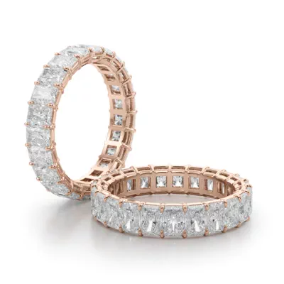 Radiant Cut Lab Diamond Eternity Ring (4.0 ct. tw.)