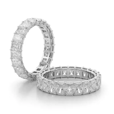 Radiant Cut Lab Diamond Eternity Ring (4.0 ct. tw.)