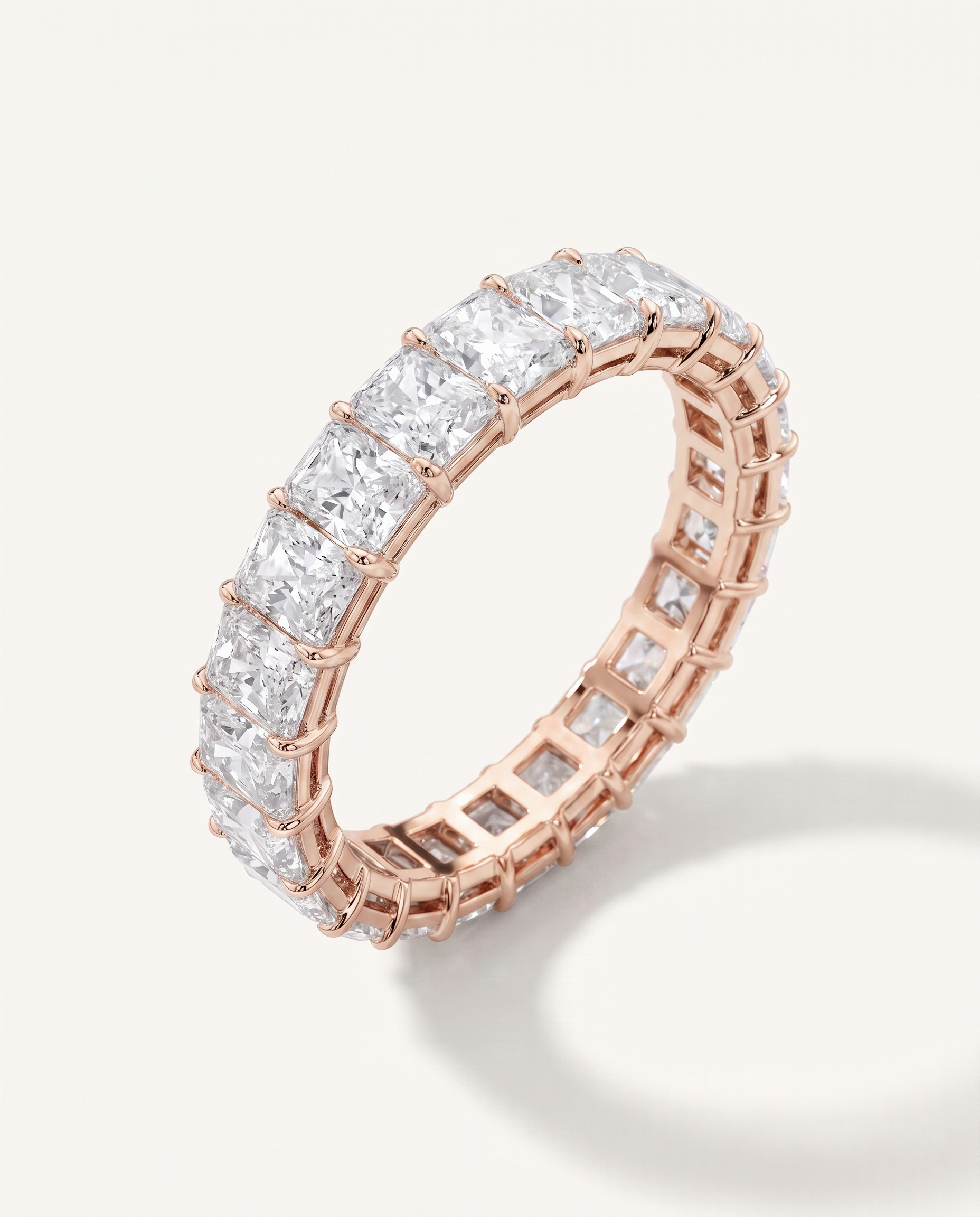 Radiant Cut Diamond Eternity Ring (4.0 ct. tw.)