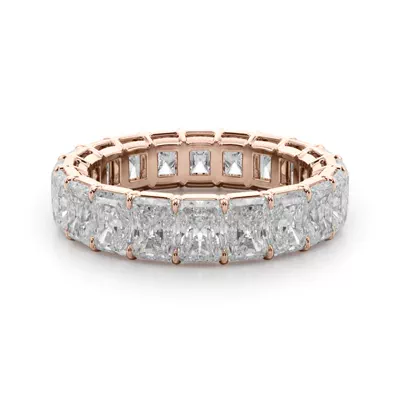 Radiant Cut Lab Diamond Eternity Ring (6.0 ct. tw.)