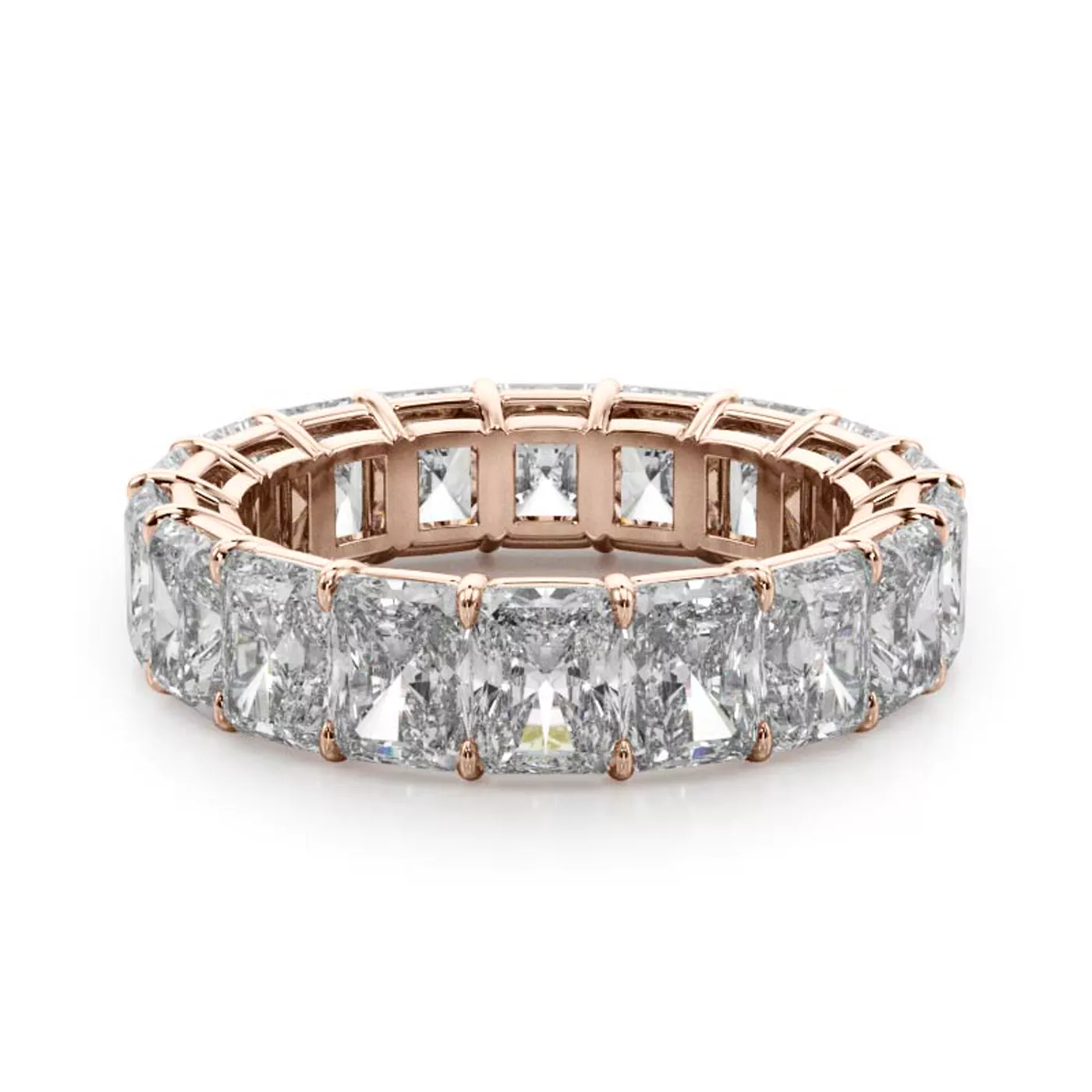 Radiant Cut Lab Diamond Eternity Ring (7.0 ct. tw.)