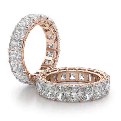 Radiant Cut Lab Diamond Eternity Ring (7.0 ct. tw.)