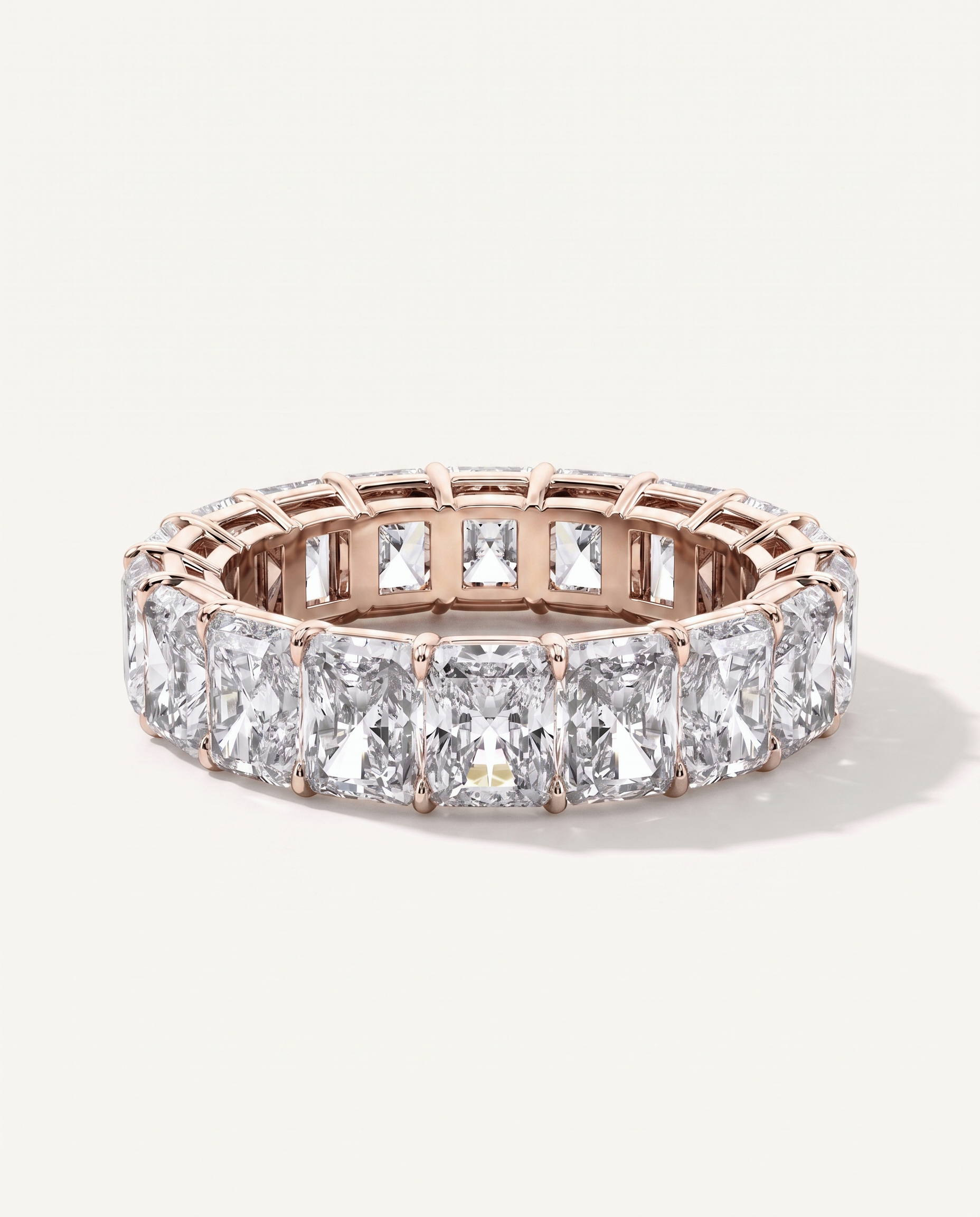 Radiant Cut Lab Diamond Eternity Ring (7.0 ct. tw.)