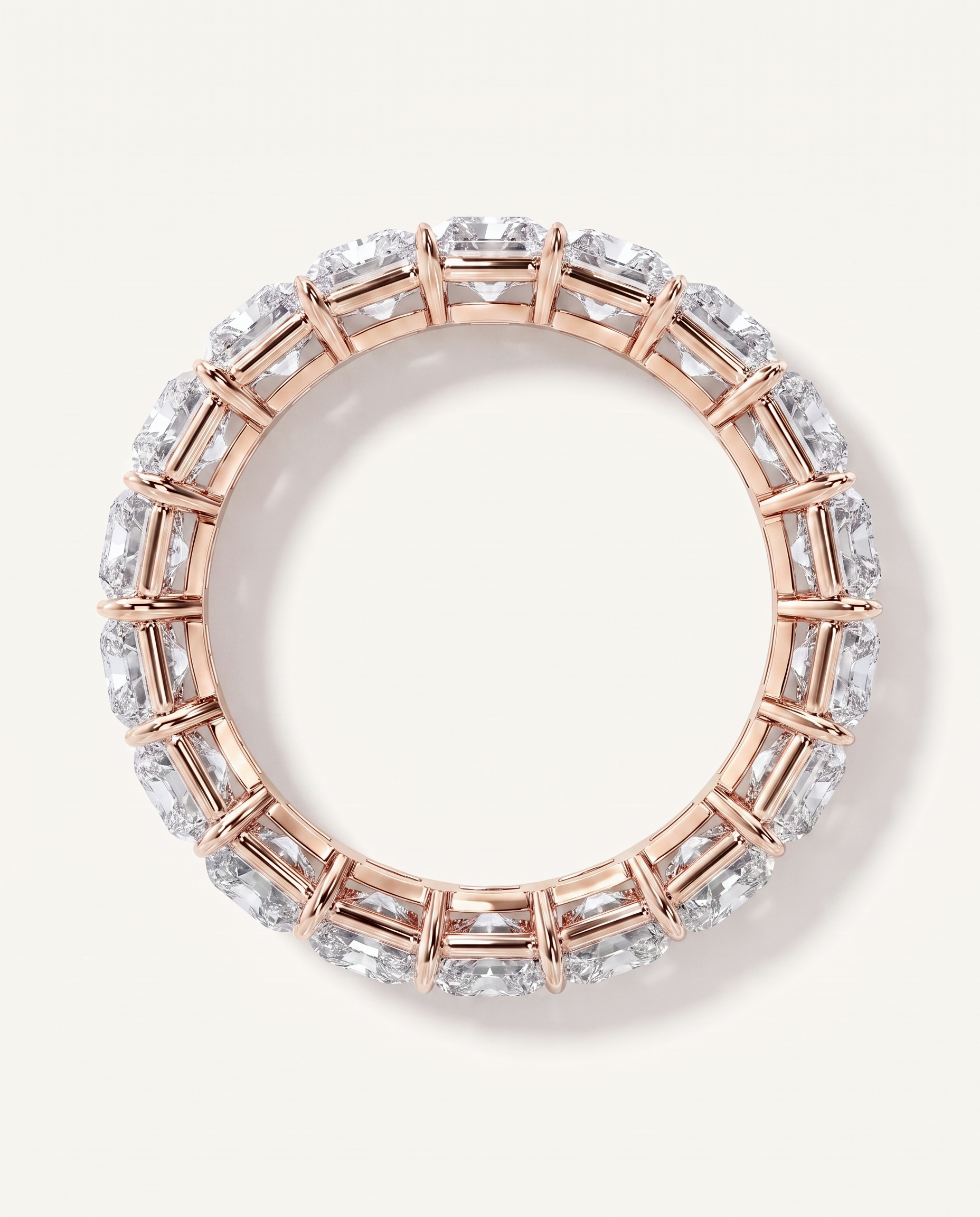 Radiant Cut Diamond Eternity Ring (7.0 ct. tw.)