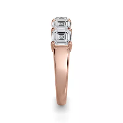 Asscher Cut Lab Diamond 5 Stone Ring (2.50 ct. tw.)