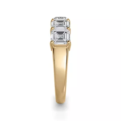 Asscher Cut Lab Diamond 5 Stone Ring (2.50 ct. tw.)
