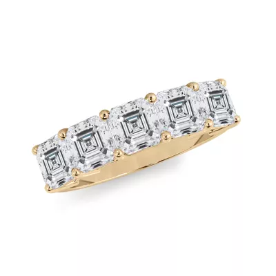 Asscher Cut Diamond 5 Stone Ring (2.50 ct. tw.)