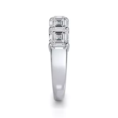 Asscher Cut Lab Diamond 5 Stone Ring (3.00 ct. tw.)