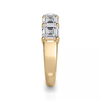Asscher Cut Lab Diamond 5 Stone Ring (3.00 ct. tw.)
