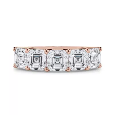 Asscher Cut Diamond 5 Stone Ring (3.00 ct. tw.)