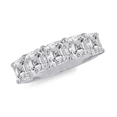 Asscher Cut Lab Diamond 5 Stone Ring (3.50 ct. tw.)