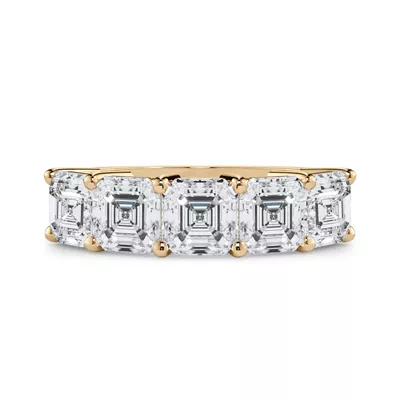 Asscher Cut Diamond 5 Stone Ring (3.50 ct. tw.)