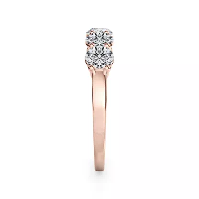 Classic Five-Stone Round Lab Diamond Band (1.00ct. tw.)