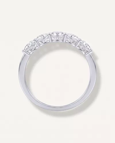 Classic Five-Stone Round Lab Diamond Band (1.00ct. tw.)