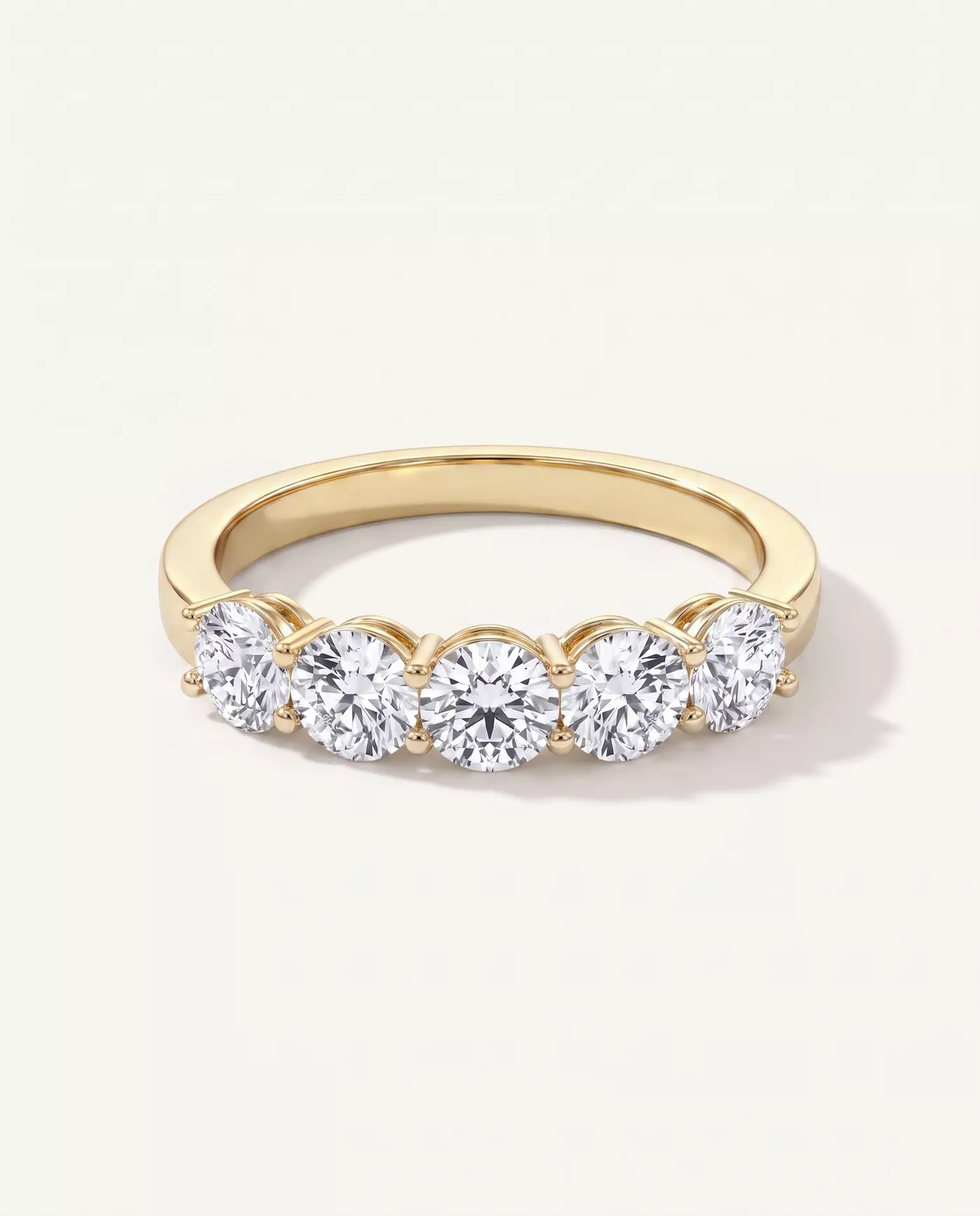 Classic Five-Stone Round Lab Diamond Band (1.00ct. tw.)