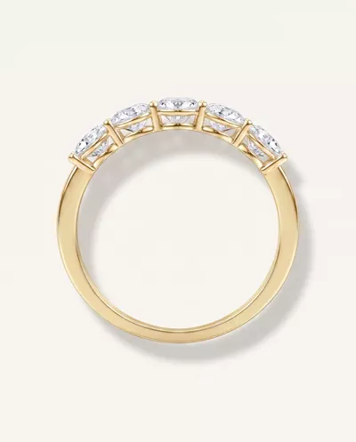 Classic Five-Stone Round Lab Diamond Band (1.00ct. tw.)