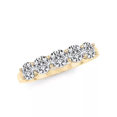Classic Five-Stone Round Diamond Band (1.00ct. tw.)