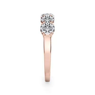 Classic Five-Stone Round Lab Diamond Band (1.25ct. tw.)