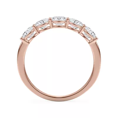 Classic Five-Stone Round Lab Diamond Band (1.25ct. tw.)