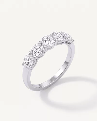 Classic Five-Stone Round Lab Diamond Band (1.25ct. tw.)