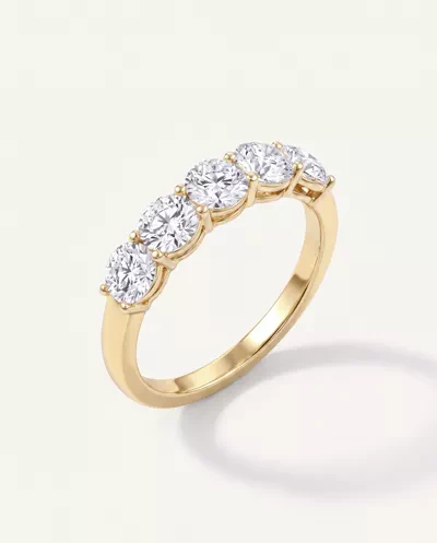 Classic Five-Stone Round Lab Diamond Band (1.25ct. tw.)