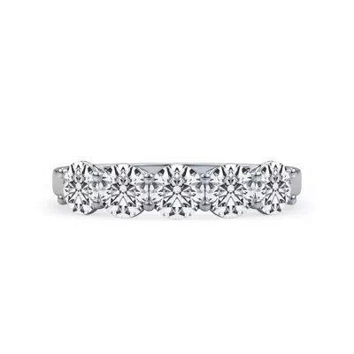 Classic Five-Stone Round Lab Diamond Band (1.25ct. tw.)