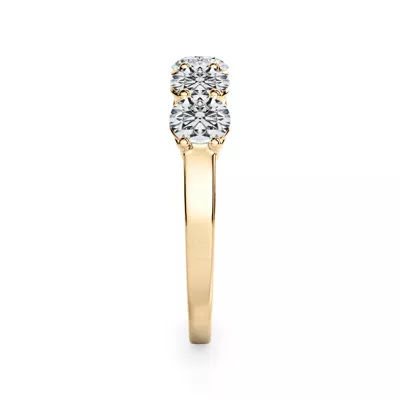 Classic Five-Stone Round Lab Diamond Band (1.25ct. tw.)