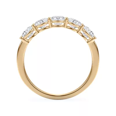 Classic Five-Stone Round Lab Diamond Band (1.25ct. tw.)