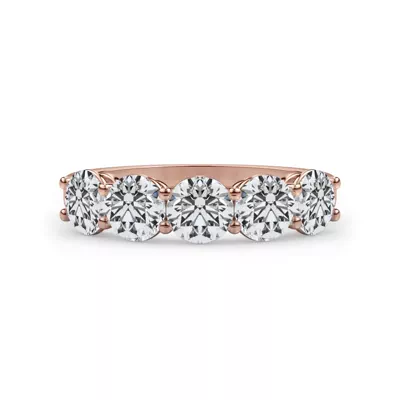 Classic Five-Stone Round Lab Diamond Band (1.50ct. tw.)