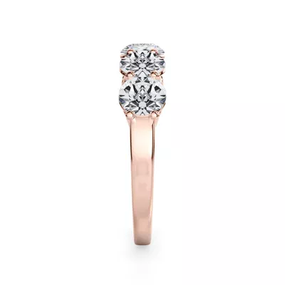 Classic Five-Stone Round Lab Diamond Band (1.50ct. tw.)