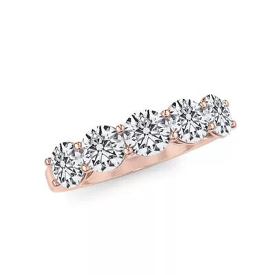 Classic Five-Stone Round Lab Diamond Band (1.50ct. tw.)