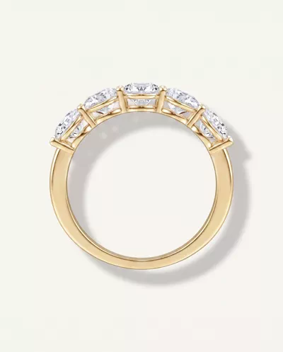 Classic Five-Stone Round Lab Diamond Band (1.50ct. tw.)