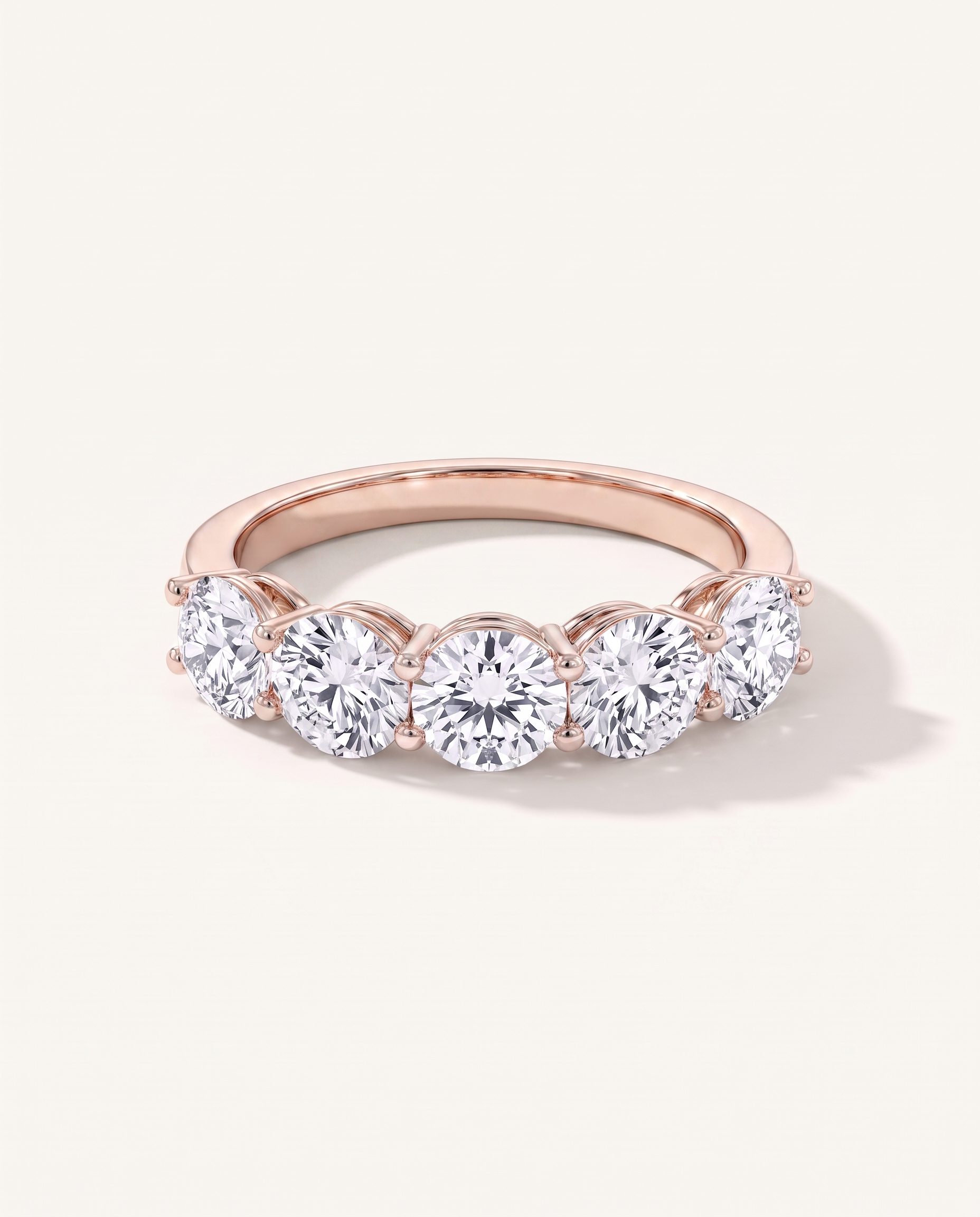 Classic Five-Stone Round Lab Diamond Band (1.50ct. tw.)