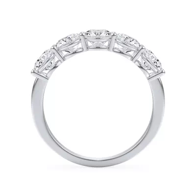 Classic Five-Stone Round Lab Diamond Band (1.50ct. tw.)