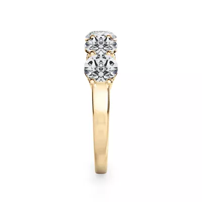 Classic Five-Stone Round Lab Diamond Band (1.50ct. tw.)