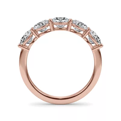 Classic Five-Stone Round Lab Diamond Band (2.00ct. tw.)