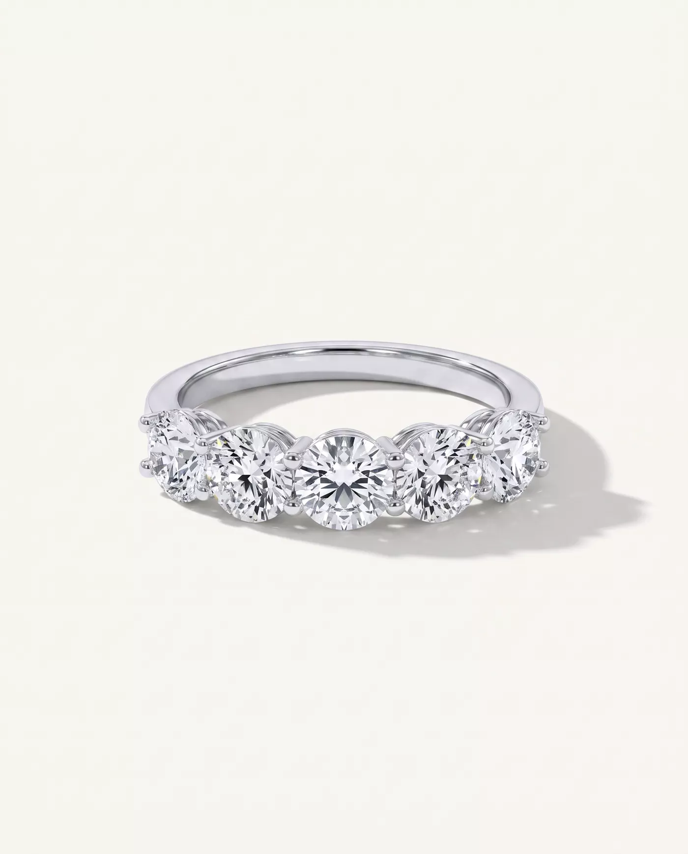Classic Five-Stone Round Lab Diamond Band (2.00ct. tw.)