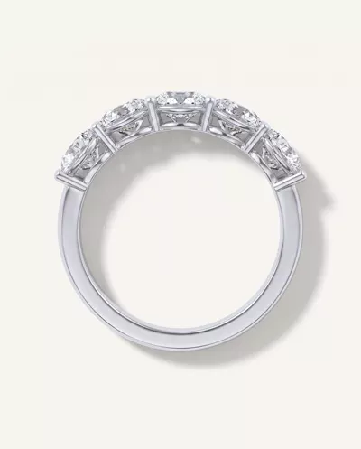 Classic Five-Stone Round Lab Diamond Band (2.00ct. tw.)