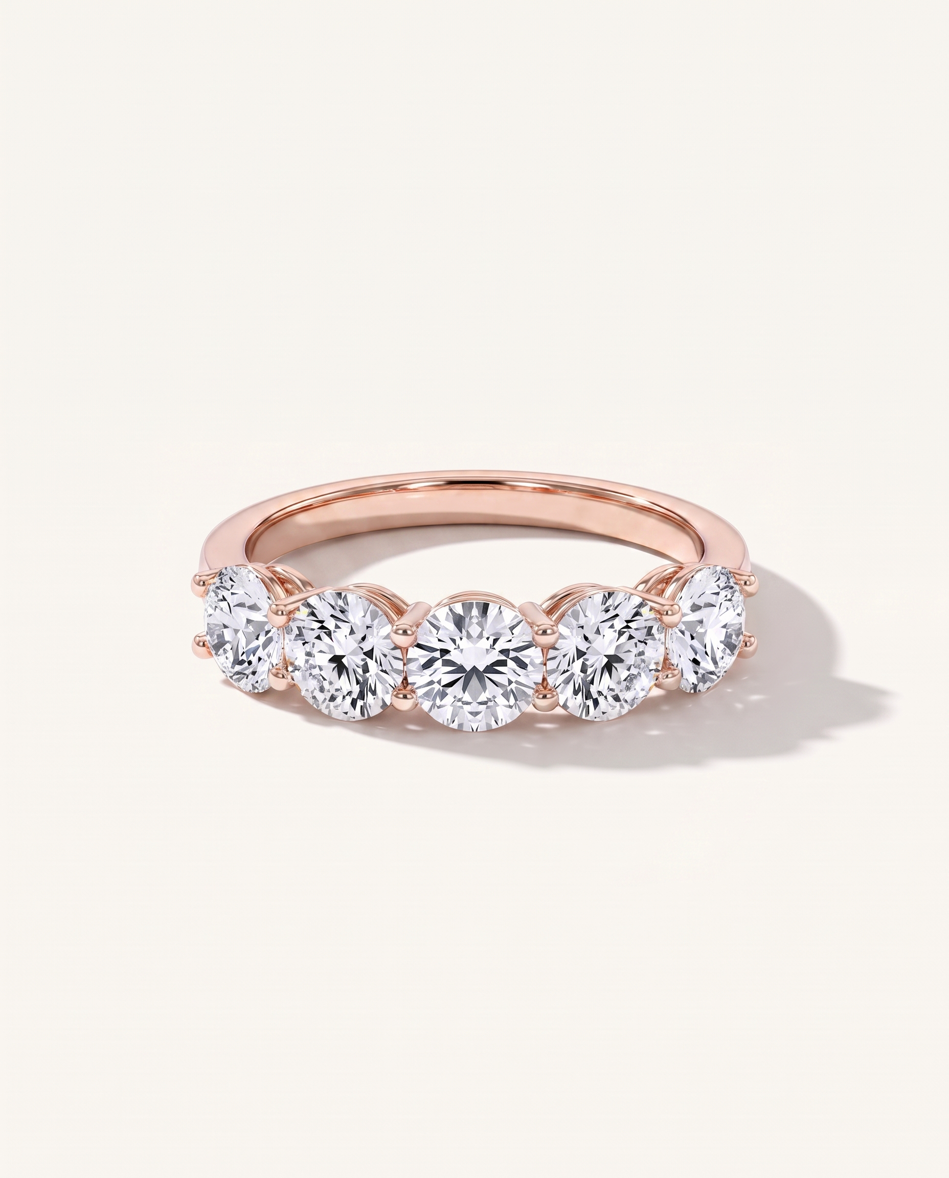 Classic Five-Stone Round Lab Diamond Band (2.00ct. tw.)