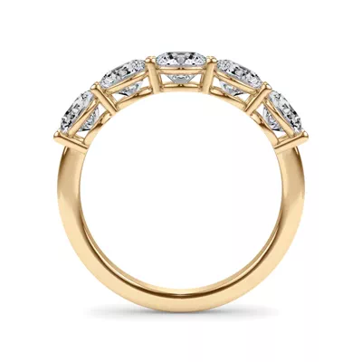 Classic Five-Stone Round Lab Diamond Band (2.00ct. tw.)