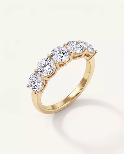 Classic Five-Stone Round Lab Diamond Band (2.00ct. tw.)