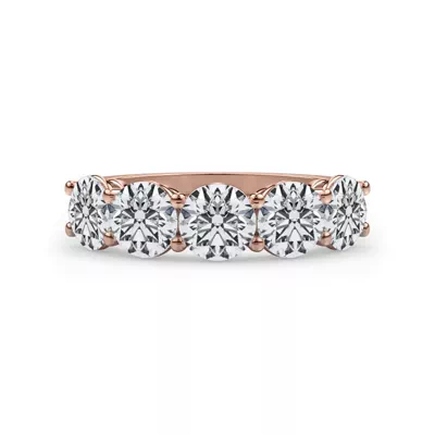 Classic Five-Stone Round Lab Diamond Band (2.50ct. tw.)