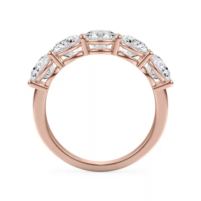 Classic Five-Stone Round Lab Diamond Band (2.50ct. tw.)