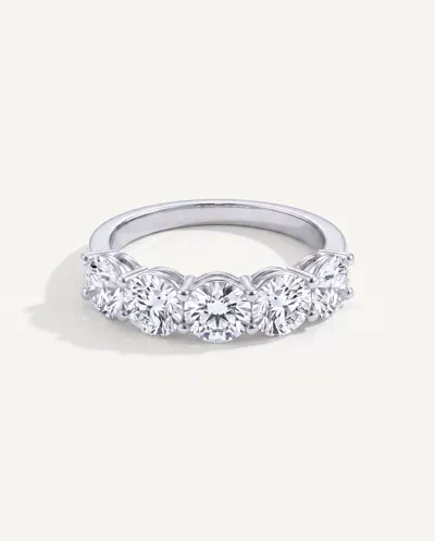 Classic Five-Stone Round Lab Diamond Band (2.50ct. tw.)